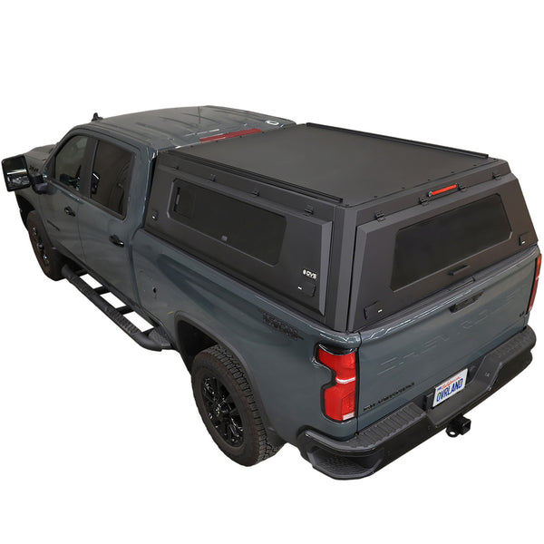OVS Expedition PRO+ (2020–2027 Silverado/Sierra 2500 / 3500) — Feature shot: tempered glass window