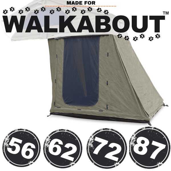 Walkabout Annex — Feature shot: annex enclosure attached around the tent ladder