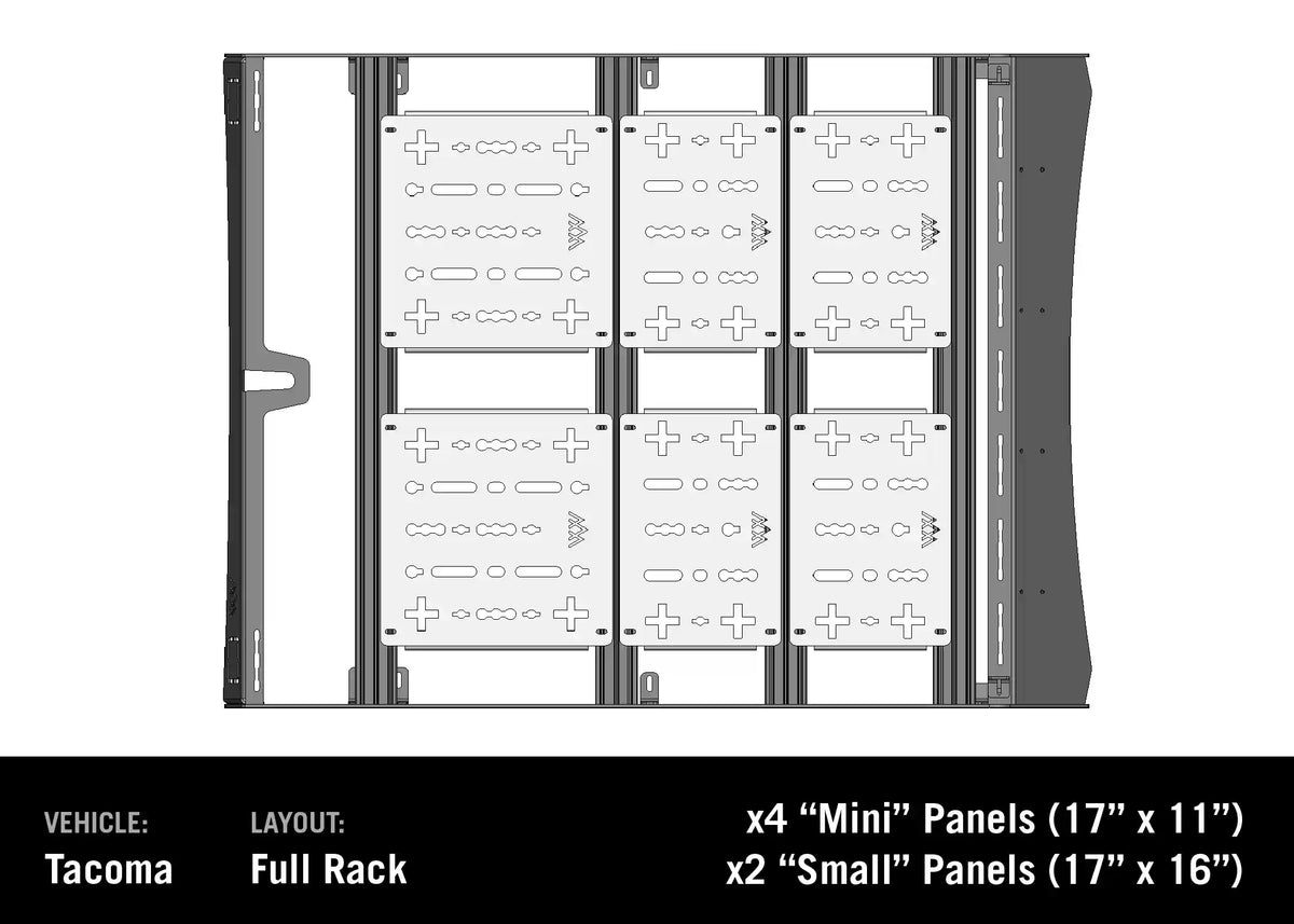 Deck panel layout