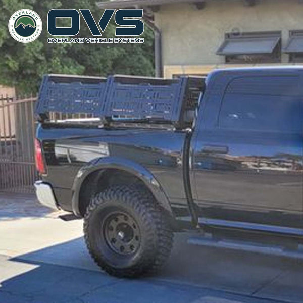 OVS Ruff Rax Bed Rack – 2009–2018 RAM 1500 5.7 ft — Feature shot: side view