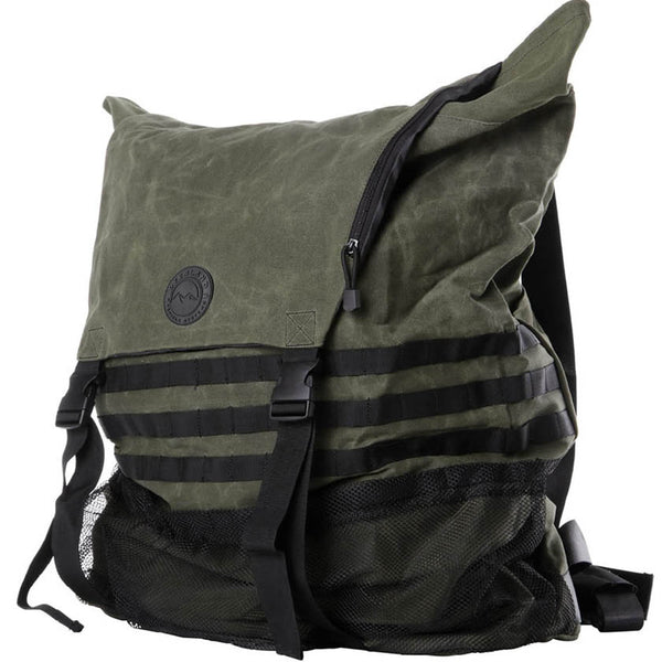 OVS Canyon Waxed Canvas Spare Tire Trash Bag – Extra Large — Feature shot: three-quarter view
