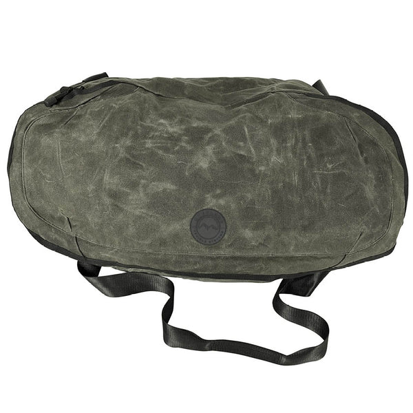 OVS Canyon Waxed Canvas Duffle Bag – Large — Feature shot: top view