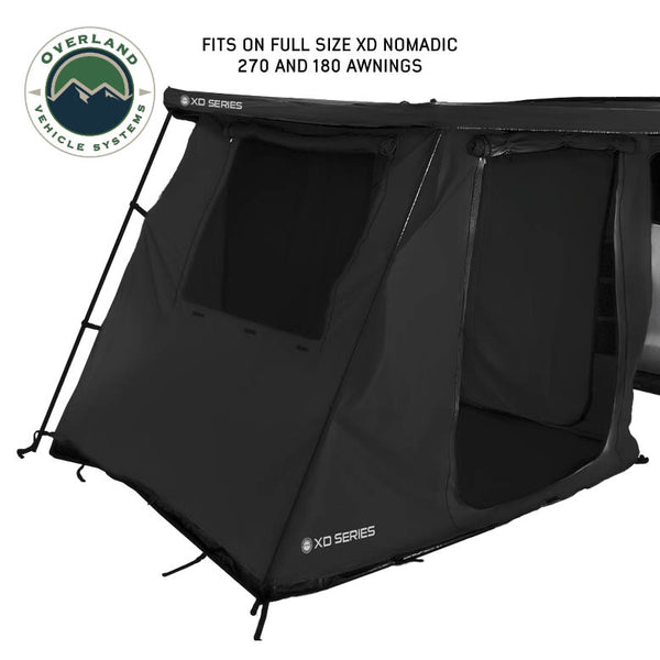 OVS XD Nomadic 270/180 Awning Room Enclosure — Feature shot: fits full-size XD Nomadic 270 and 180 awnings