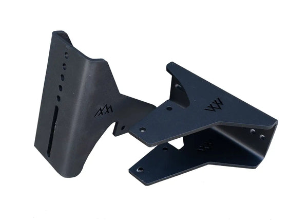 Backwoods Adventure Mods HD Awning Brackets (Universal) — Feature shot: pair of heavy-duty aluminum awning brackets