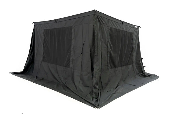 FSR 270 Awning Walls V2 — Feature shot: full wall kit installed around the 270 awning for a complete enclosure