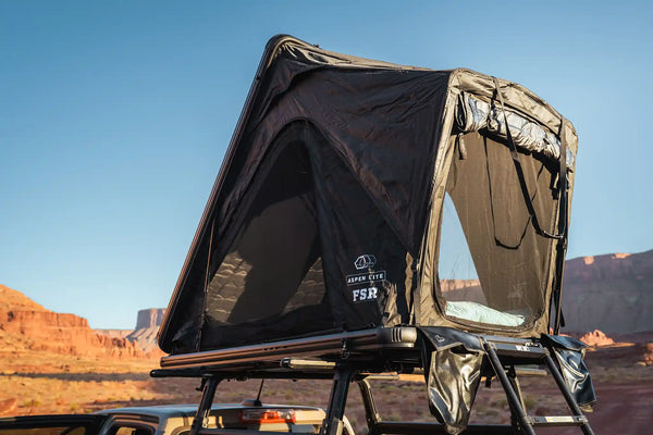 FSR Aspen Lite — Lifestyle shot: deployed and in use at a campsite