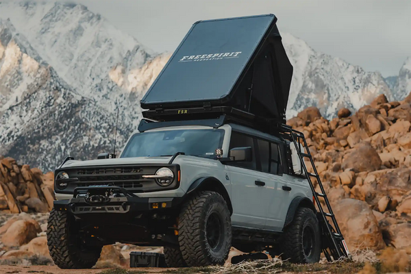 FSR Aspen Pro — Lifestyle shot: deployed and in use at a campsite