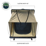 OVS LD TMON — Feature shot: rear view of the open tent