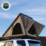 OVS LD TMON — Lifestyle shot: tent open on a vehicle roof under a clear sky, ready for a quick overnight off the trail