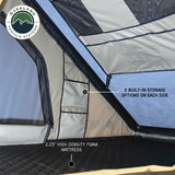 OVS LD TMON — Feature shot: interior storage pockets and high-density foam mattress