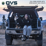 OVS Expedition PRO (2007–2021 Tundra) — Lifestyle shot: cap in use outdoors, set up for hauling gear and camping trips
