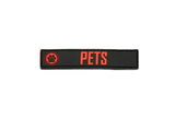 GearBAG PVC Patches — Feature shot: Pets patch, Velcro-backed PVC