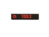 GearBAG PVC Patches — Feature shot: Tools patch, Velcro-backed PVC