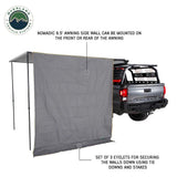 OVS HD Nomadic 90 Awning Shade Wall (6.5 ft) — Feature shot: front wall with tie-down eyelets