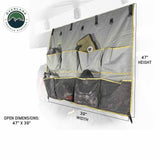 OVS Tent & Awning Organizer — Feature shot: opened dimensions 47 x 39 in