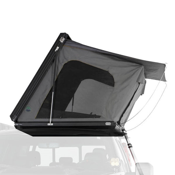 OVS HD Sidewinder — Feature shot: side-opening aluminum clamshell, open