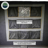 OVS HD Sidewinder — Feature shot: ballistic nylon interior storage pockets