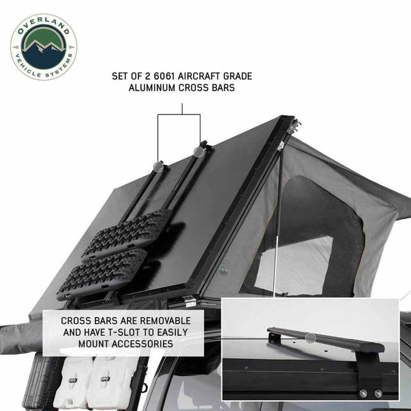 OVS HD Sidewinder — Feature shot: two aircraft-grade aluminum crossbars with T-slots