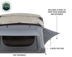 Overland Vehicle Systems Nomadic 3 Extended Soft Shell Roof Top Tent