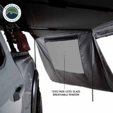 OVS HD Nomadic 180 LTE Awning Wall — Feature shot: breathable mesh window
