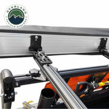 OVS HD Nomadic 270 LT Awning Bracket Kit — Feature shot: bracket and awning arm on the rack