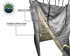Overland Vehicle Systems HD Nomadic Fold Out Shower & Changing Room - Recon Recovery