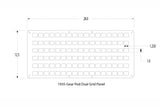 GearPOD Dual Grid Panel — Feature shot: panel installed on GearPOD DUAL