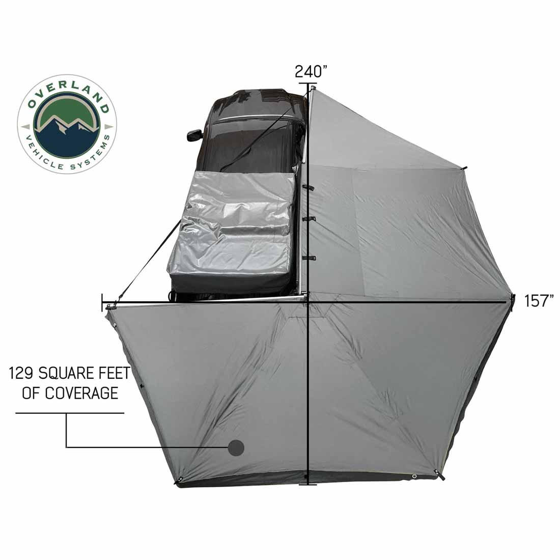129 SQ FT OF SHADE