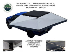 Overland Vehicle Systems HD Nomadic 270 LT Free Standing Awning + Bracket Kit