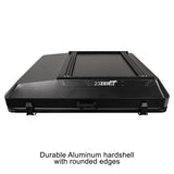 23ZERO Armadillo Horizon 3 — Feature shot: closed hardshell profile showing low-profile stowed silhouette
