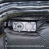 23ZERO Kabari Z — Feature shot: built-in power module with Anderson plug for easy 12V connectivity