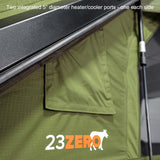 23ZERO Kabari Z — Feature shot: heater/cooler port shown sealed closed when not in use