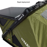 23ZERO Kabari Z — Feature shot: Z-lift mechanism demonstrating rapid deployment setup