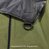 23ZERO Kabari Z — Feature shot: close-up of the ECO13B recycled fabric material