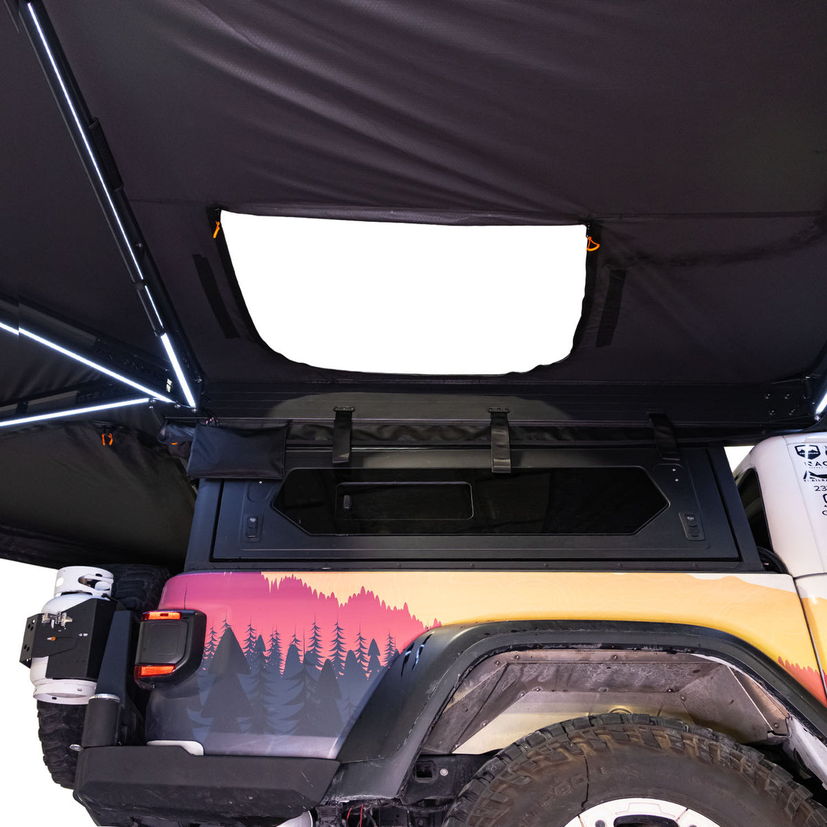 Dual Rooftop Tent Pass-Throughs