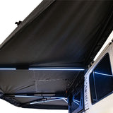 23ZERO Onyx 270 Freestanding Vehicle Awning (Right) — Feature shot: underside view of the deployed canopy showing shade coverage