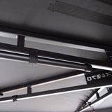 23ZERO Onyx 270 Freestanding Vehicle Awning (Left) — Feature shot: close-up of a support pole's velcro fastener