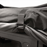 23ZERO Onyx 270 Freestanding Vehicle Awning (Left) — Feature shot: close-up of a fabric tensioning strap
