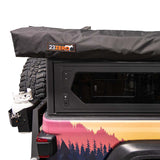 23ZERO Onyx 270 Freestanding Vehicle Awning (Right) — Feature shot: awning fully packed in its 1680D zippered transit cover