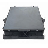 23ZERO Onyx Triple X 1450 — Feature shot: rear view showing the external Triple-X hinges under the lid