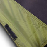 23ZERO Peregrine PRO 5 Arm 270 Degree Awning Wall Kit (Left) — Feature shot: close-up of the mesh window screen and hook-and-loop closure detail