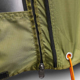 23ZERO Peregrine PRO 5 Arm 270 Degree Awning Wall Kit (Left) — Feature shot: close-up of the bottom edge and stake-out loop detail