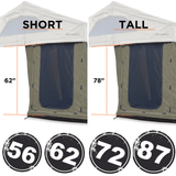 Walkabout Annex — Feature shot: Short vs Tall annex height comparison