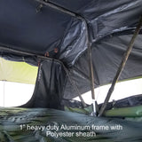 23ZERO Walkabout 62 2.0 — Feature shot: close-up of the aluminum frame construction supporting the shell