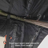 23ZERO Walkabout 62 2.0 — Feature shot: close-up of reinforced seam construction on the fabric shell