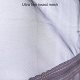 23ZERO Walkabout 62 2.0 — Feature shot: fine insect mesh panel for bug protection with airflow maintained