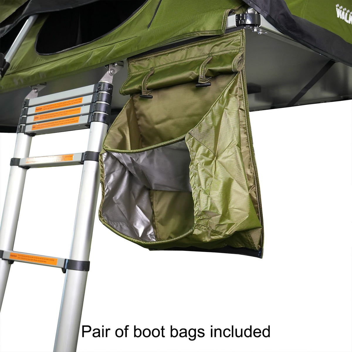 Included Boot Storage Bags