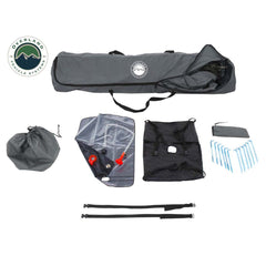 OVS Portable Privacy Room with Shower + Retractable Floor and Amenity Pouches