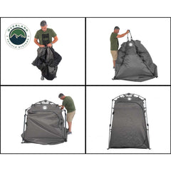 OVS Portable Privacy Room with Shower + Retractable Floor and Amenity Pouches