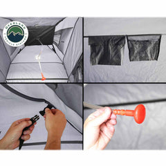 OVS Portable Privacy Room with Shower + Retractable Floor and Amenity Pouches